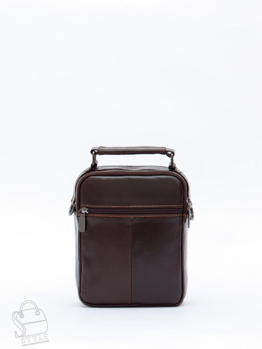 Сумка мужская кожаная 632M brown Fuzhiniao