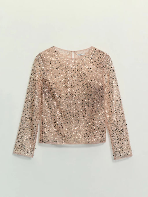 Блузка с пайетками / Zarina