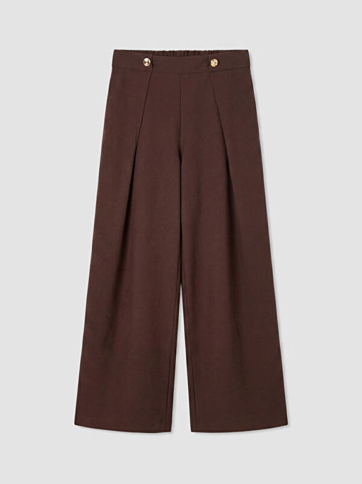 Loose Fit K?z ?ocuk Poplin Pantolon