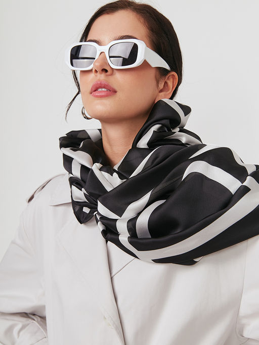 Большой, мягкий, тонкий и очень нежный двусторонний палантин - Tantino фото 8