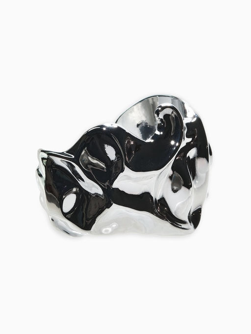 Цена за 2 шт. Браслет каркасный "Лава", цвет серебро