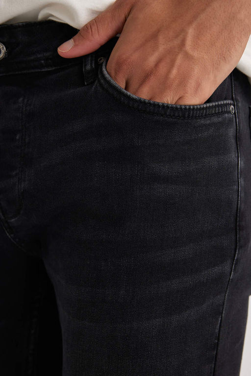 Джинсовые брюки скинни Wiser Carlo очень узкого кроя с нормальной талией и очень узкими штанинами - Defacto фото 5