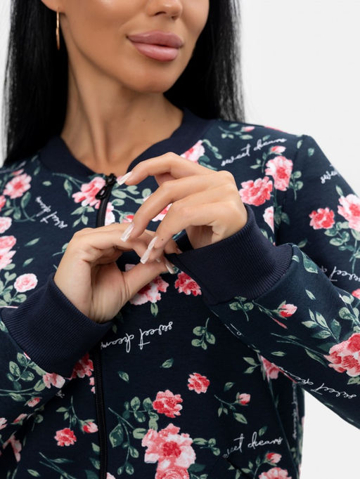 Бомбер женский на молнии - Милана фото 102