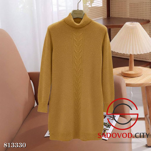 Платье женское однотонное