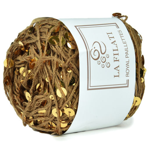 Royal Paillettes пряжа LA FILATI 55%%хлопок 45%пайетки 5х50г/120м