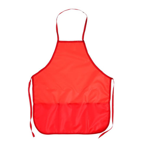 Цена за 2 шт. Фартук для труда + нарукавники, 490×390/250×160 мм, размер S (рост 116-146), Calligrata, «Стандарт», красный