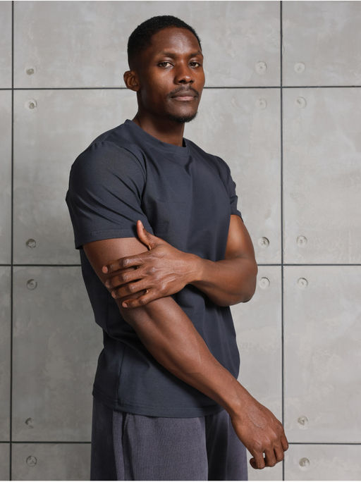 Футболка "Однотонная" Графит Мужской