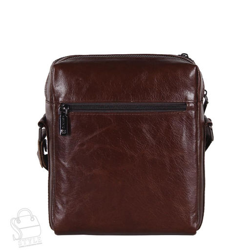 Сумка мужская кожаная 6881-2Z brown Zinimxs в Новосибирске