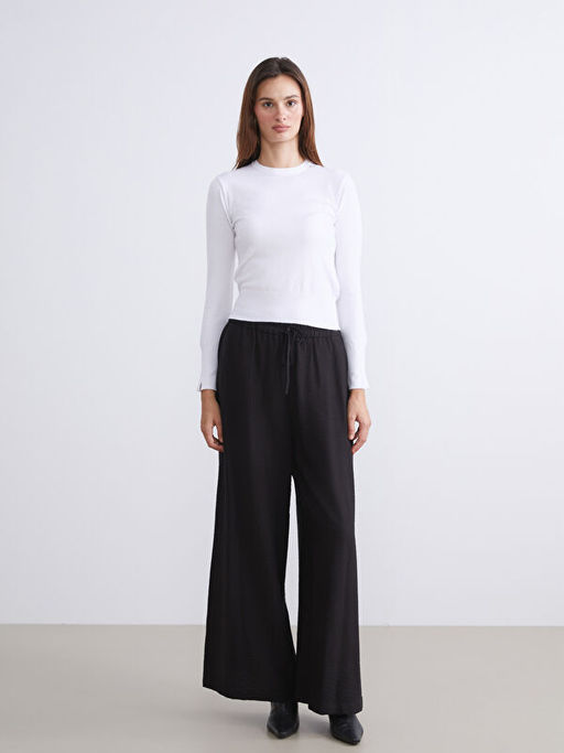 Bisiklet Yaka Kad?n Triko Kazak