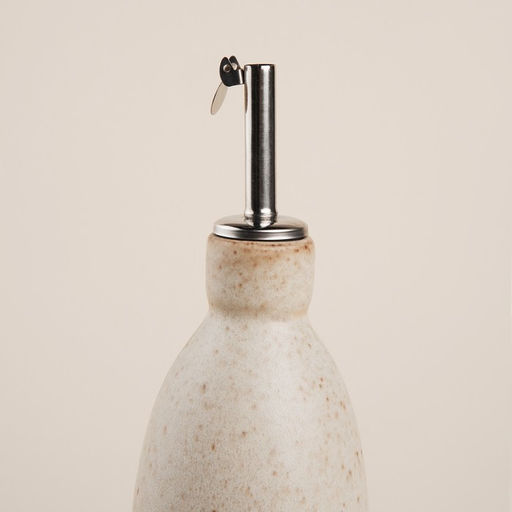 Бутылка для масла и соуса SL Home «Виенто», 500 мл, 7×26 см, керамика, бежевая