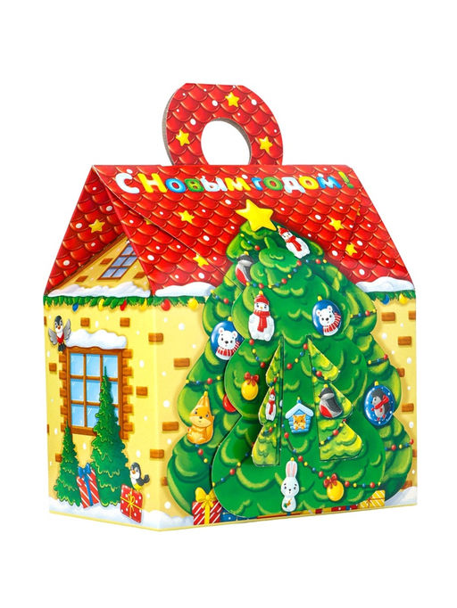 Сладкий новогодний подарок Игрушечный домик, 500 г - Simaland фото 3