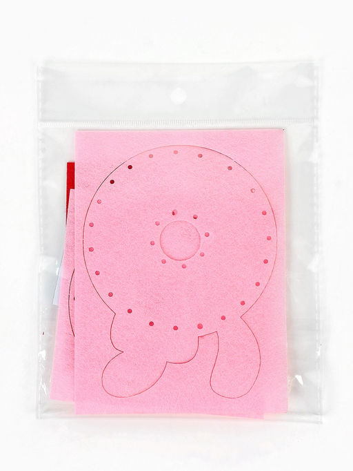 Набор для создания игрушки из фетра "Сладкая компания", набор 6 шт.