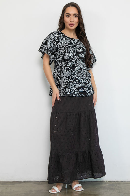 Юбка Муар (чёрный) - Эльза фото 2