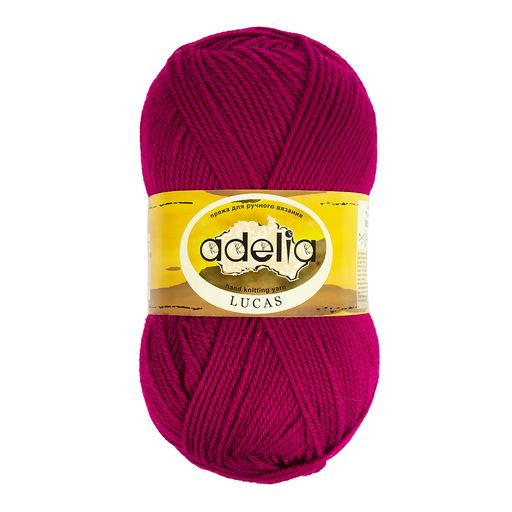 Пряжа ADELIA LUCAS 70% шерсть, 30% акрил 5 шт. х 100 г 218 м  10 м