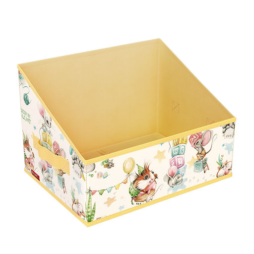 VAL LPY-BOX-R Короб стеллажный без крышки 30*23*20 см, жёлт., ЛЮБИМЧИКИ, шт - Valiant фото 2