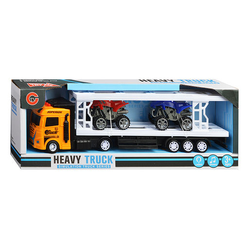 Автовоз с квадроциклами, в коробке