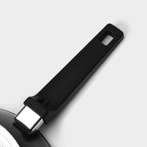 Сковорода Magistro Flame, d=26 см, h=7 см, кованый алюминий, антипригарное покрытие, индукция, чёрная фото 5