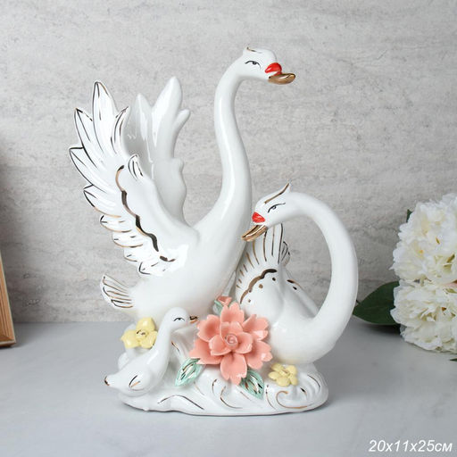 Статуэтка Лебеди 20х11х25 см / W3142 /уп 16/ - ГалеонТрейд фото 5