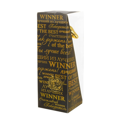 Кубок наградная фигура Золотой босс, оскар, пластик, подставка камень, 18 см