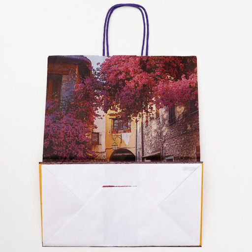 Цена за 10 шт. Пакет крафт Дворик, 22 х 12 х 27 см - UPAK LAND фото 2