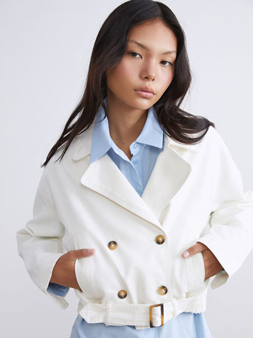 Oversize Kad?n Jean Ceket