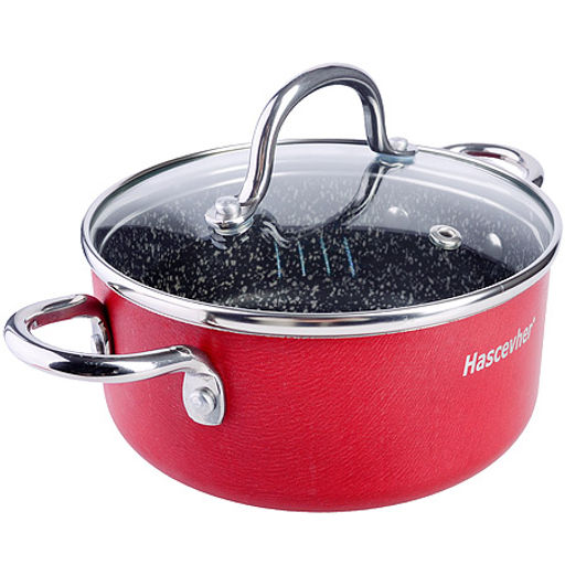 81006 Кастрюля с крышкой 1,4л 16см алюм/нерж/ст MB (х12) - Mayer&boch фото 2