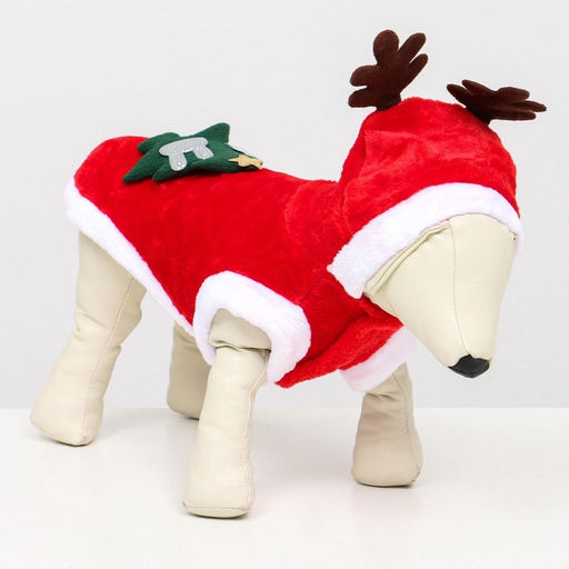 Костюм для животных Новогодний оленёнок, XL (ДС 35, ОГ 47 см) - Пижон фото 3