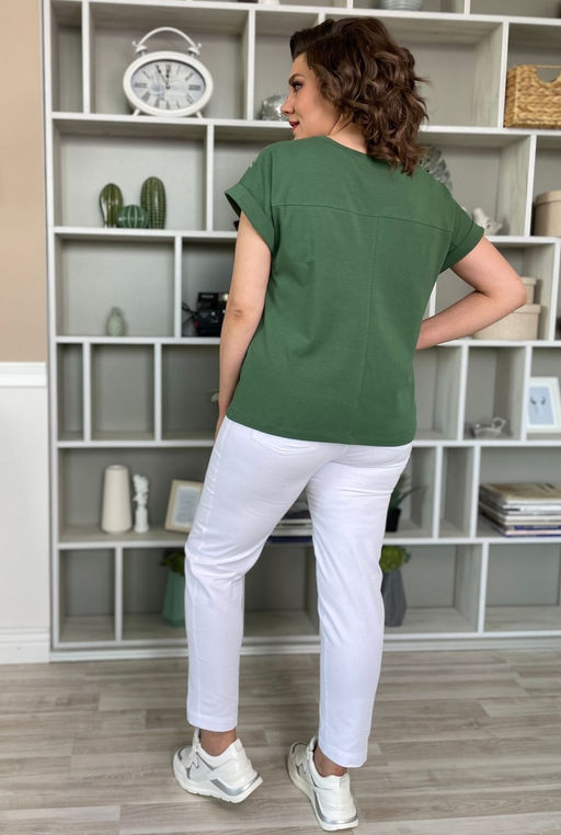 Футболка Rumoda 2135 зеленый/короткий рукав  фото 4