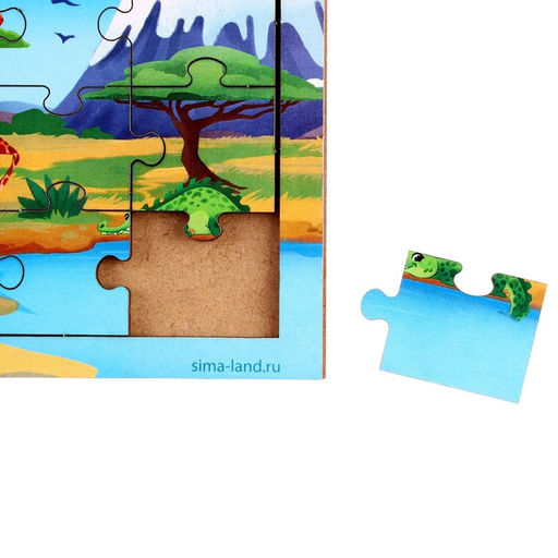 Пазл Вокруг света - Лесная мастерская фото 8