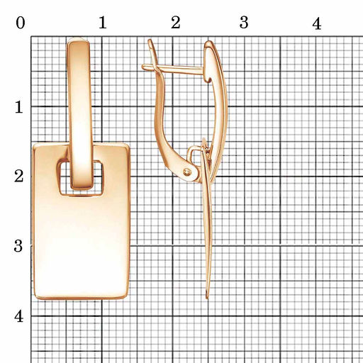 СЕРЬГИ 33014023 - Красная пресня фото 2