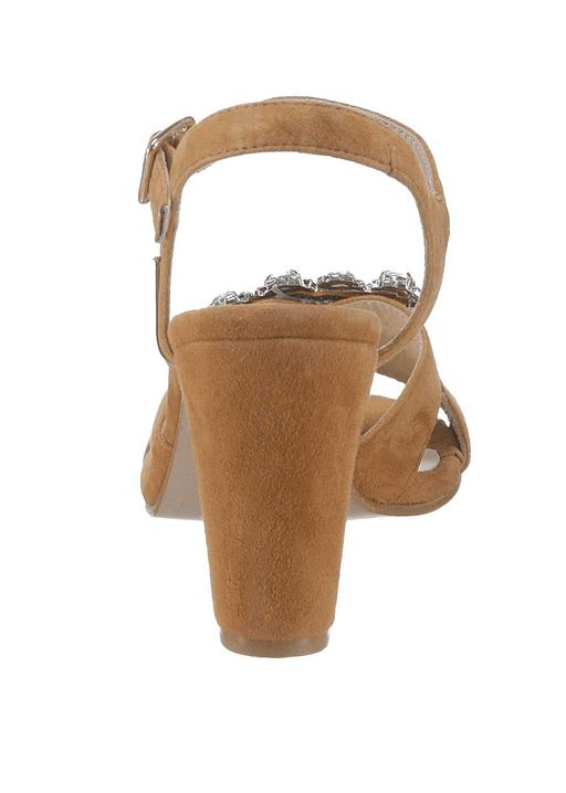 Босоножки, коньячные - No name фото 4