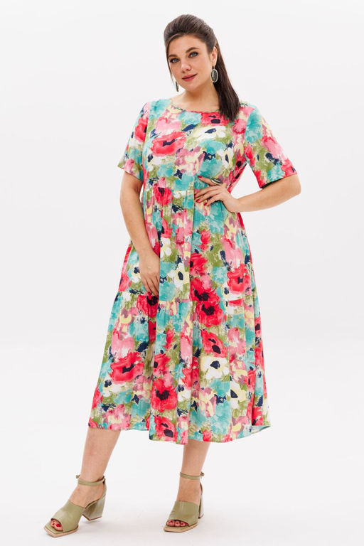 Платье ANELLI 1408 цветочный сон  фото 9