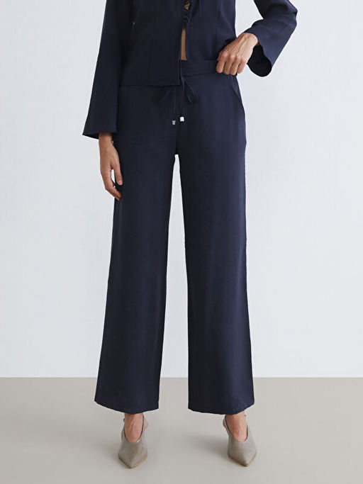 Beli Lastikli Geni? Pa?a Kad?n Pantolon