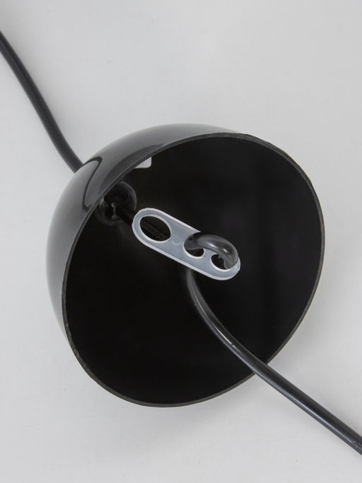 Светильник подвесной «Хоста», 1×15 Вт, Е27, 29×29×13(74) см, белый/чёрный