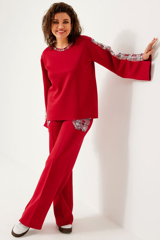 Костюм BegiModa 3087-Р алый