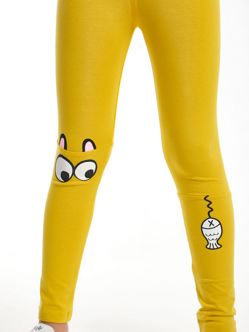 Бриджи (лосины) UD 4410 горчичный - Mini maxi фото 3