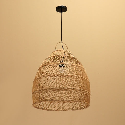 Светильник потолочный из ротанга «Агус», 1×120 Вт, Е27, 45×45×45 см