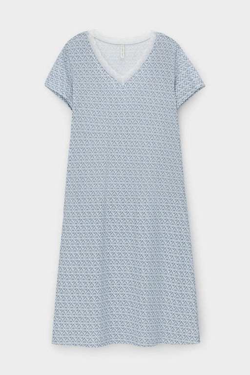 Е 10054/сахар,восточный орнамент сорочка ночная жен