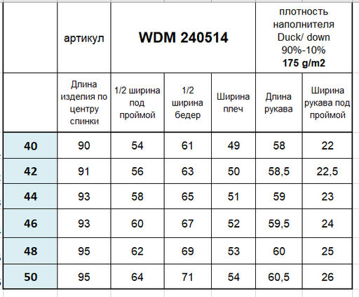 Conso/WDM 240514 - светло-бежевый Пуховое пальто