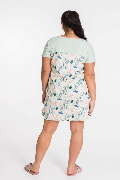 Сорочка М320184е Молочный - Елена фото 4