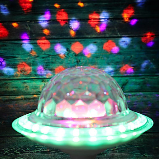 Лампа светодиодная, RGB, с функцией светомузыки (16x16x14см) - Family фото 3