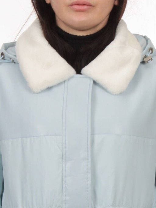 M24-212 BLUE Куртка демисезонная женская (100 гр. холлофайбер) - Fashion фото 4