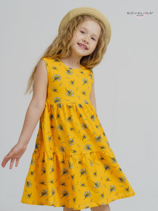 Сарафан Мия одуванчики на желтом - Sovalina фото 2