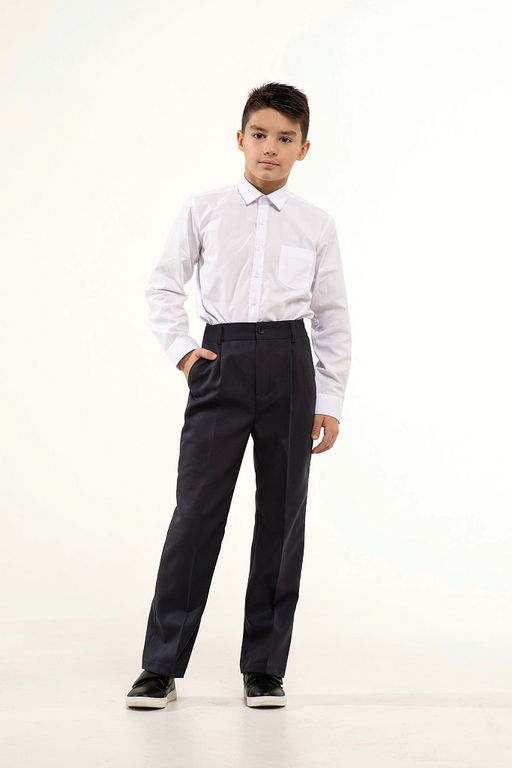 Серые школьные брюки для мальчика Инфанта, модель 0915/5