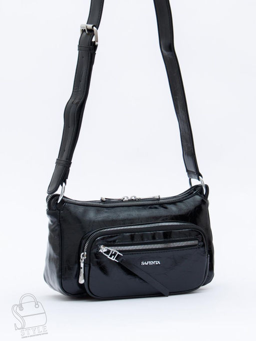 Сумка женская  58023-1SL black Velina Fabbaino-Safenta в Новосибирске