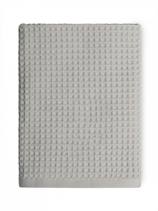 Полотенце для тела 70x140 светло-серый вафельное полотно