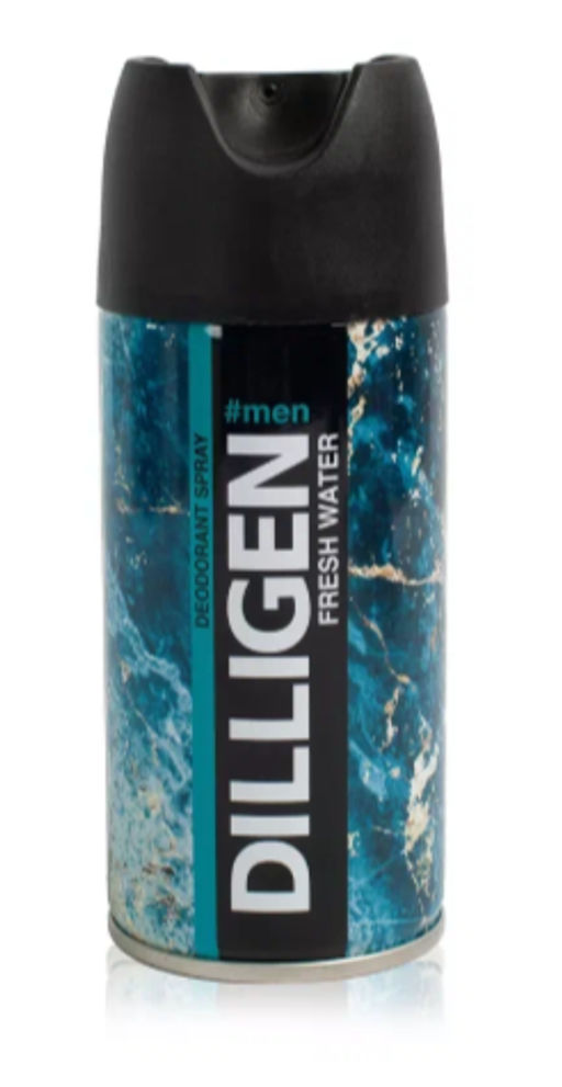 DILLIGEN дезодорант спрей 150мл Fresh Water NEW