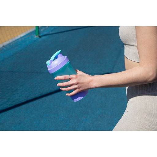 Шейкер спортивный с чашей под протеин, фиолетово-голубой, 500 мл - Simaland фото 8