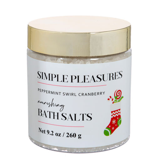 Подарочный набор Simple Pleasures: скраб 260 мл, соль для ванной 100 г, мочалка - Simaland фото 4