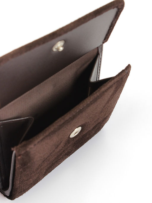 LACCOMA кошелек LA-2076-З-темно-коричневый натуральная замша